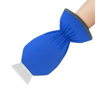 Mitten Ice Scraper - Windproof Snow Remover Shovel Heavy Duty Blade, Winter Automotive Tool SUV RV Truck Sedan, Insulated Fleece Hand Guard, Scratch-Free Quick Ice Removal, Home Garage Outdoor Accesso