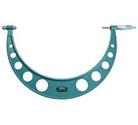 Mitutoyo 104-152 micrómetro exterior con 4 yunques intercambiables y 4 estándares, rango de 12"-16", graduación 0.001"