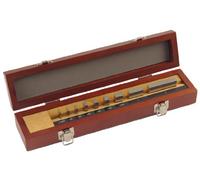 Mitutoyo - Juego de bloques de medición de inspección de micrómetro rectangular de acero ASME grado AS-1, 0.0625-2.0" de longitud (9 bloques)