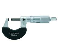 Mitutoyo micrómetro de Certificado Din 863/1, rango de medición 0 - 25 mm, 1 pieza, 102 - 301