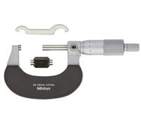 Mitutoyo micrómetro de Certificado Din 863/1, rango de medición 0 - 25 mm, 1 pieza, 102 - 301