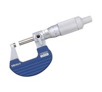 Mitutoyo MIT102-707 - Micrómetro de trinquete con graduación de 0,001 mm, rango de 0 a 25 mm
