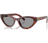 Miu Miu Mujer MU A04S 21C40O Gafas de sol Acetato la Habana Gris Mariposa Normal