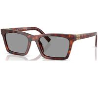 Miu Miu Mujer MU A05S 21C40O Gafas de sol Acetato la Habana Gris Cuadrada Normal