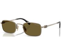 Miu Miu Mujer MU A53S 26C09Z Gafas de sol Metal Oro Marrón Cuadrada Normal