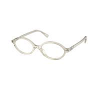 Miu Miu Mujer Miu Miu MU 01XV 12U1O1 Monturas ópticas Acetato Gris Redonda Normal