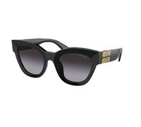 Miu Miu Mujer Miu Miu MU 01YS 1AB5D1 Gafas de sol Acetato Negro Gris Cuadrada Normal Sombreado