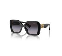 Miu Miu Mujer Miu Miu MU 10YS 1AB5D1 Gafas de sol Acetato Negro Gris Geométrico Normal Sombreado
