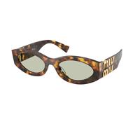 Miu Miu Mujer Miu Miu MU 11WS 0MU 11WS 14L50O Gafas de sol Acetato Tortuga Verde Redonda Normal