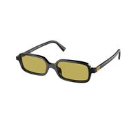 Miu Miu Mujer Miu Miu MU 11ZS 16K07O Gafas de sol Acetato Negro Verde Cuadrada Normal