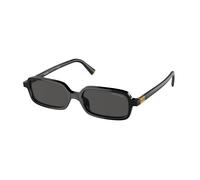 Miu Miu Mujer Miu Miu MU 11ZS 16K5S0 Gafas de sol Acetato Negro Gris Cuadrada Normal