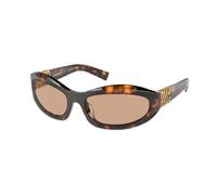 Miu Miu Mujer Miu Miu MU 14ZS 14L90H Gafas de sol Acetato Tortuga Marrón Geométrico Normal