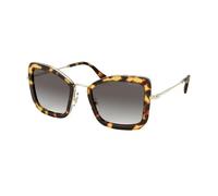 Miu Miu Mujer Miu Miu MU 55VS CORE COLLECTION 7S00A7 Gafas de sol Metal la Habana Gris Geométrico Normal Sombreado