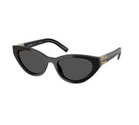 Miu Miu Mujer Miu Miu MU A04S 16K08Z Gafas de sol Acetato Negro Gris Mariposa Normal