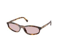 Miu Miu Mujer Miu Miu MU A06S 14L4I0 Gafas de sol Acetato Tortuga Rosa Geométrico Normal