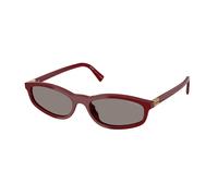Miu Miu Mujer Miu Miu MU A06S 21I80Q Gafas de sol Acetato Rojo Gris Geométrico Normal