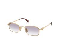 Miu Miu Mujer Miu Miu MU A53S 5AK04O Gafas de sol Metal Oro Grigio Cuadrada Normal Sombreado