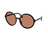 Miu Miu Mujer Miu Miu MU B02S 16K90Q Gafas de sol Acetato Negro Marrón Redonda Normal