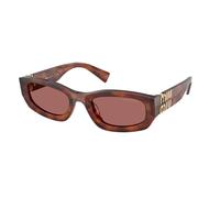 Miu Miu Mujer Miu Miu MU B04S 26E80B Gafas de sol Acetato Marrón Violeta Geométrico Normal