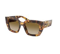 Miu Miu Mujer Miu Miu MU B05S 14L20U Gafas de sol Acetato Tortuga Marrón Cuadrada Normal Sombreado