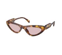 Miu Miu Mujer Miu Miu MU B11SU 14L4I0 Gafas de sol Acetato Tortuga Rosa Cat Eye Normal