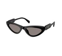 Miu Miu Mujer Miu Miu MU B11SU 16K80Q Gafas de sol Acetato Negro Gris Cat Eye Normal
