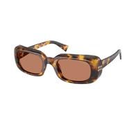 Miu Miu Mujer Miu Miu MU B13S 14L90Q Gafas de sol Acetato Tortuga Marrón Cuadrada Normal