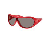 Miu Miu Mujer Miu Miu MU B14SU 27N80Q Gafas de sol Inyectado Rojo Gris Geométrico Normal