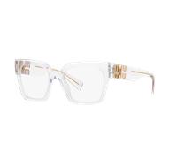 Miu Miu Mujer MU 04UV 2AZ1O1 Monturas ópticas Acetato Transparente Transparente Cuadrada Normal