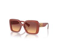 Miu Miu Mujer MU 10YS 10M07P Gafas de sol Acetato Rojo Naranja Geométrico Normal Sombreado
