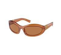 Miu Miu Mujer MU 14ZS 15T10I Gafas de sol Acetato Marrón Marrón Geométrico Normal