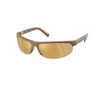 Miu Miu Mujer MU A02S 16Y8G1 Gafas de sol Inyectado Marrón Marrón Redonda Reflejado