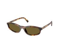 Miu Miu Mujer MU A06S 14L09Z Gafas de sol Acetato Tortuga Marrón Geométrico Normal