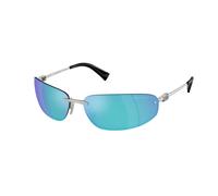 Miu Miu Mujer MU A50S 1BC10K Gafas de sol Metal Plata Verde Redonda Reflejado