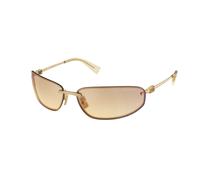 Miu Miu Mujer MU A50S 5AK7R1 Gafas de sol Metal Oro Redonda Normal