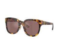 Miu Miu Mujer Sunglass MU 01ZS - Color del Marco: Habana Miel, Color de la Lente: Marrón espejo plateado interior violeta