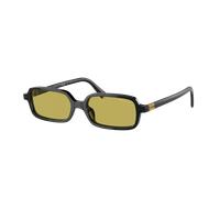 Miu Miu Mujer Sunglass MU 11ZS - Color del Marco: Negro, Color de la Lente: Verde aceituna