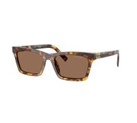 Miu Miu Mujer Sunglass MU A05S - Color del Marco: Habana Miel, Color de la Lente: Marrón Oscuro