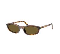 Miu Miu Mujer Sunglass MU A06S - Color del Marco: Habana Miel, Color de la Lente: Marrón Oscuro