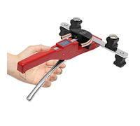 MIUKYUI Juego de dobladora de tubos 7 en 1, manual de precisión, juego profesional con 7 cabezales de flexión para tubos de cobre de 6-22 mm de diámetro y tubos de acero, incluye carraca y bolsa de