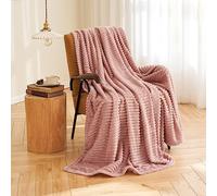 MIULEE Mantas para Sofa Manta Termica Terciopelo Mantilla Felpa para Cama Mantas Polar Súper Suave y Cálida para Bebe Perro Mascota Habitacion Dormitorio 1 Pieza 125x150 cm Claret