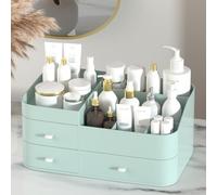 MIUOPUR Organizador de maquillaje para tocador, organizador de escritorio de gran capacidad con cajones para cosméticos, pintalabios, joyas, cuidado de uñas, cuidado de la piel, ideal para encimeras