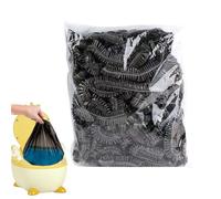 MIUPOO Bolsa de orinal para bebé, bolsa de viaje portátil para silla de baño, universal, con una abertura retráctil para orinal infantil, bolsa de limpieza desechable, 100 unidades, color negro.