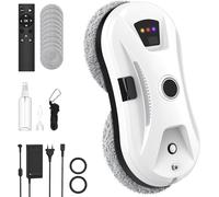 MIUPWULA Robot automático de limpieza de ventanas, robot limpiador de ventanas, spray dual automático, modelo 2025, robot Limpia Vidrios AI Path, succión de 3000 Pa, control remoto, detección de