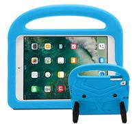 MiusiCase Niños Funda Shockproof para iPad 2018 & 2017 9.7" / iPad Pro 9.7" / iPad Air 2 / iPad Air - Resistente de Golpe Cover con Soporte e Maneja para iPad 9.7 Inch.(Blue)