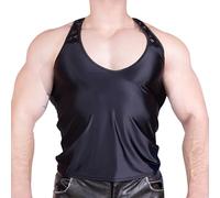 Miutii Camiseta Sin Mangas De Hombre Regata Entrenamiento Amiseta Deportiva Elástica Camisa Músculos Viajar Negro Talla única