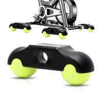 MIUUIPI 4 piezas Rocker Plate Feet con 8 pelotas, pies de placa rocker para Wahoo Kickr Core 2, juego de placa basculante compatible con patas de pelota de tenis, amortiguador de golpes y accesorios