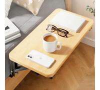 MIUUIPI Bandeja para colgar la cama, mesita de noche plegable, mesita de noche con clip para litera y cama superior, bandeja de cama flotante, estantería para mesita de noche para dormitorio de