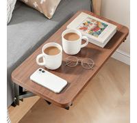 MIUUIPI Bandeja para colgar la cama, mesita de noche plegable, mesita de noche con clip para litera y cama superior, bandeja de cama flotante, estantería para mesita de noche, estantería para