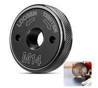 MIUUIPI Tuerca de liberación rápida M14, accesorios para amoladora angular, tuerca de liberación rápida de acero al carbono para todas las amoladoras angulares de AEG, Black& Decker, Dewalt, Hitachi,